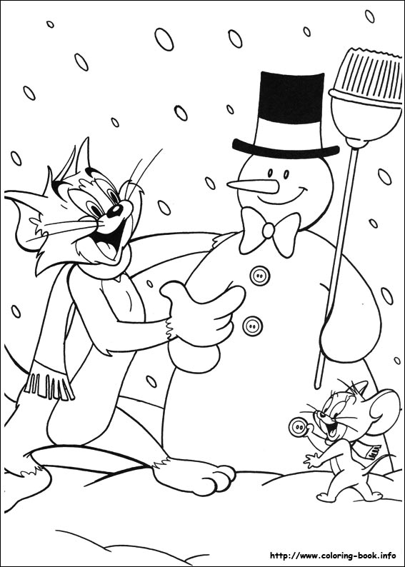 Tom and Jerry coloring picture